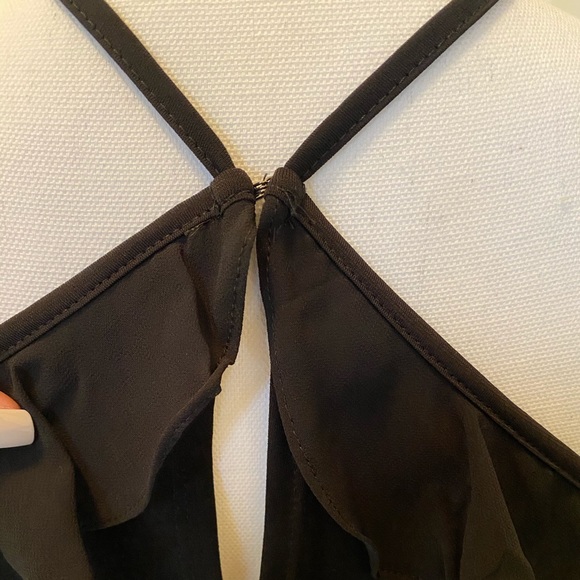 NWOT BCBG Off-The-Shoulder Knit Halter Top - Picture 6 of 10